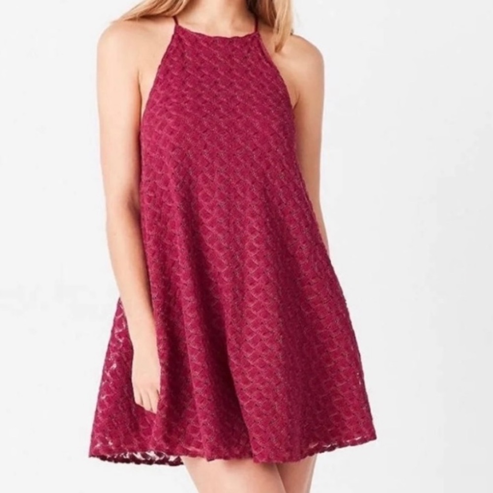 Urban Outfitters Kimchi Blue Sleeveless Laced Mini Dress
